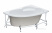Ванна акриловая Шри-Ланка 150х100 R 1WH302395 ПРАВАЯ Santek