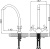 Смеситель для кухонной мойки Rossinka H (H02-71) фото в интернет-магазине Русалия