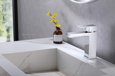 Смеситель ABBER Daheim AF8210 для раковины, хром фото в интернет-магазине Русалия