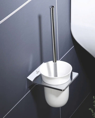 Ершик для унитаза Rose RG1600, хром фото в интернет-магазине Русалия