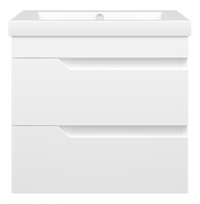 Тумба Софт 60 подвесная с раковиной Misty Алиса 58 Misty фото в интернет-магазине Русалия