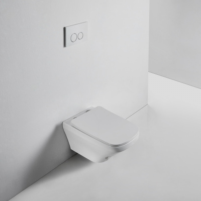 BOND F11-10 Унитаз подвесной безободковый с сиденьем с микролифтом фото в интернет-магазине Русалия