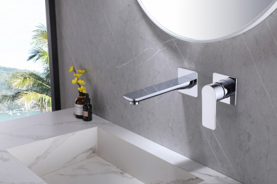 Смеситель ABBER Weiss Insel AF8082 для раковины скрытого монтажа, хром фото в интернет-магазине Русалия