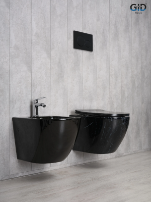 Унитаз подвесной Gid Bs2198 62227Y под камень глянцевый 49x36x35.5 фото в интернет-магазине Русалия