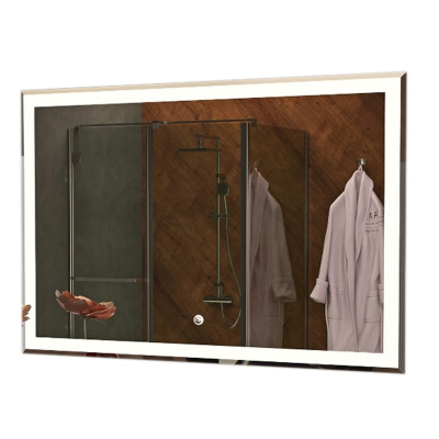 Зеркало AZARIO Minio 1000х800 влагостойкое c подсветкой и диммером (CS00071910) фото в интернет-магазине Русалия