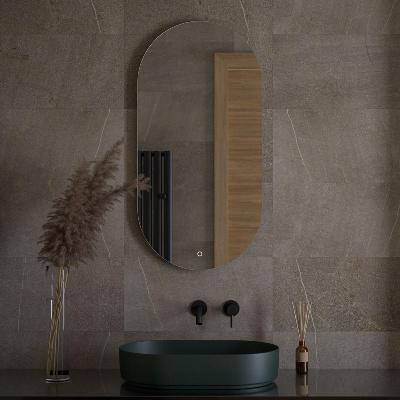 Зеркало с LED-подсветкой настенное OPTI DEFESTO 50x100 см, DF 2904S фото в интернет-магазине Русалия