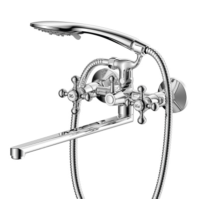 Смеситель OLIVE'S для ванны с длинным изливом GIRONA (01221GR) фото в интернет-магазине Русалия