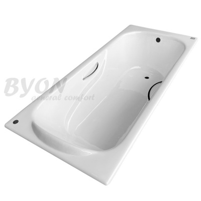 Чугунная ванна Christa 180x80 с ручками Byon фото в интернет-магазине Русалия