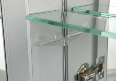 Шкаф зеркало для ванной Aquatek AQ7608-MC прямоугольное, 636*660*134 фото в интернет-магазине Русалия