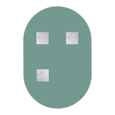 Зеркало настенное Primary EVOFORM 40х60 см, BY 0133 фото в интернет-магазине Русалия