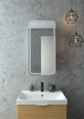 Зеркальный шкаф Elliott 400х800 левый МВК058 Continent фото в интернет-магазине Русалия