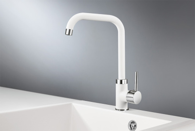 Смеситель для кухни GRANULA (0041, АРКТИК) фото в интернет-магазине Русалия