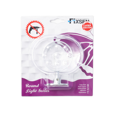 Мыльница FIXSEN ROUND FX-92108, хром фото в интернет-магазине Русалия