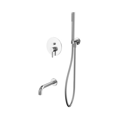 Система для ванны скрытого монтажа WHITECROSS Y YSET06NIB (брашированный никель) фото в интернет-магазине Русалия