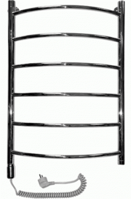 Полотенцесушитель электрический с терморегулятором Приоритет эл ТЭН 1 80*60 (ЛЦ2) Тругор фото в интернет-магазине Русалия