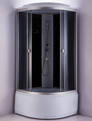 Душевая кабина 100х100 NG-2509-14 черная Niagara фото в интернет-магазине Русалия