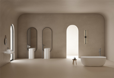 Ванна из искусственного камня ABBER Stein AS9604 белая матовая 170х80х55 см фото в интернет-магазине Русалия