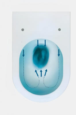 Унитаз SELLA Aria подвесной безободковый Cerutti SPA CT7183 фото в интернет-магазине Русалия