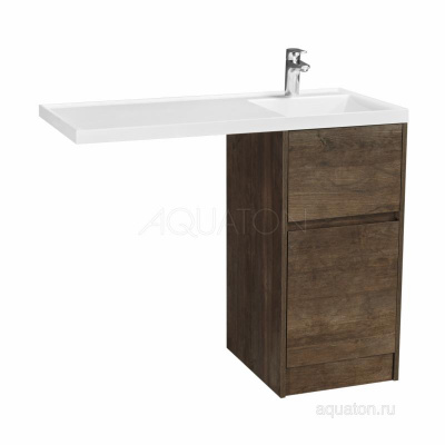 Тумба под раковину AQUATON Лондри 40 Дуб Кантри без фасада 1A267001LHDY0 фото в интернет-магазине Русалия