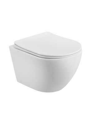 Унитаз подвесной безободковый Marino-TOR BB7026CH-TOR/SC Торнадо с сиденьем-микролифт Belbagno фото в интернет-магазине Русалия