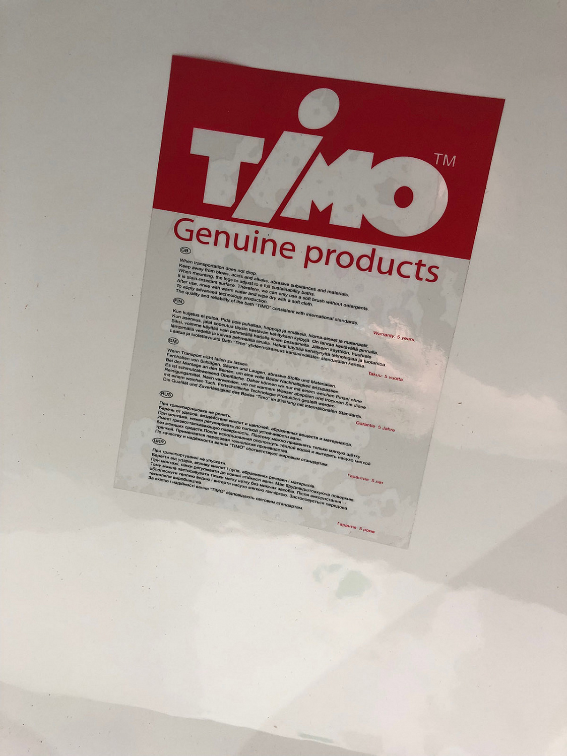 Отличительные особенности чугунных ванн Timo, Castalia, Byon, Pucsho