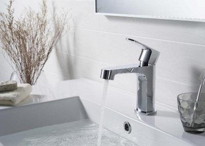 Смеситель для раковины 98, без донного клапана AQUATEK AQ1210CR ОБЕРОН фото в интернет-магазине Русалия