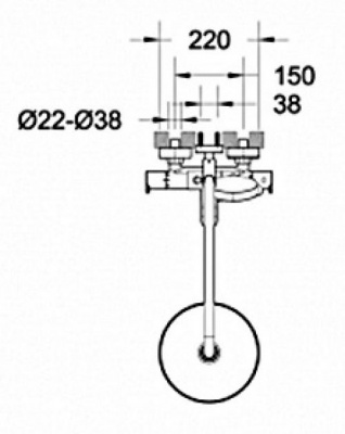Душевая система с термостатом для душа Waterfall SS F939114C-A3 Bravat фото в интернет-магазине Русалия