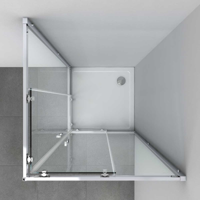 Душевой уголок Alpha VSS-3AL800MT, 800*800, хром, стекло текстурное Vincea фото в интернет-магазине Русалия