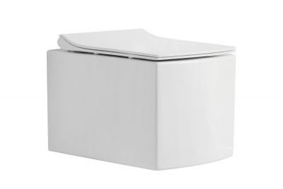 Унитаз подвесной Ceramalux 2022 белый глянец фото в интернет-магазине Русалия