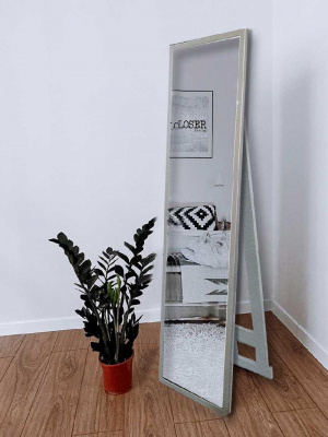 Зеркало AZARIO Опера Сильвер 400х1600 напольное (ФР-1536) фото в интернет-магазине Русалия