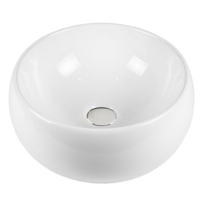 BOND S52-390 Раковина накладная круглая 40*40*15,5см белая фото в интернет-магазине Русалия