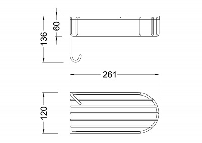 Полка с крючком Timo Nelson (160080/02) фото в интернет-магазине Русалия
