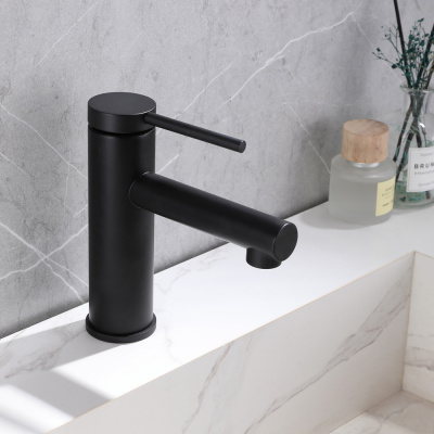 Смеситель ABBER Emotion AF8810B для раковины, черный матовый фото в интернет-магазине Русалия