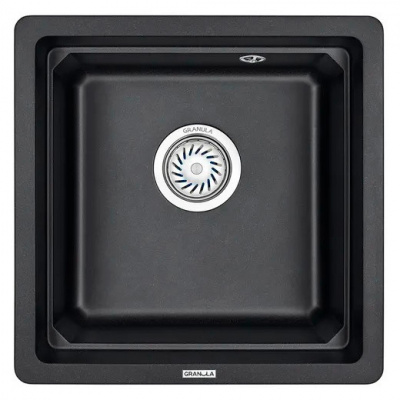Кухонная мойка GRANULA Kitchen Space (4501U, ЧЁРНЫЙ) фото в интернет-магазине Русалия