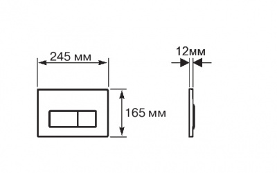 SET AQUATEK ПОЛАРИС (рама AQUATEK Standard INS-0000012+унитаз ПОЛАРИС AQ0700-00 с тонким сиденьем soft-close+ крепеж KKI-0000002 +панель KDI0000020) фото в интернет-магазине Русалия