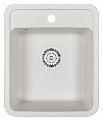 Кухонная мойка GRANULA Standart (4202, БЕЛЫЙ) фото в интернет-магазине Русалия