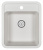 Кухонная мойка GRANULA Standart (4202, БЕЛЫЙ) фото в интернет-магазине Русалия
