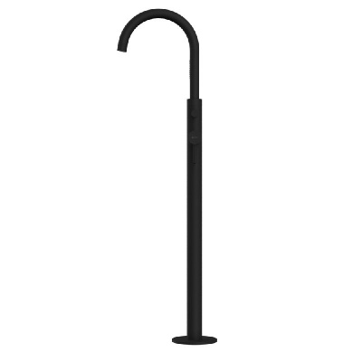 Смеситель для ванны отдельностоящий WHITECROSS Y Y1233BL (черный мат) фото в интернет-магазине Русалия