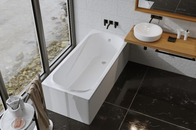 Ванна из искусственного камня Olivia 180х80 GreenStone фото в интернет-магазине Русалия