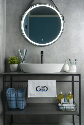 Раковина накладная овальная Simple-N N9397 GID фото в интернет-магазине Русалия