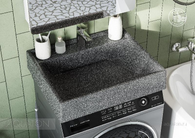 Раковина AQUATON Рейн 60 графит 1A72103KRW210 фото в интернет-магазине Русалия