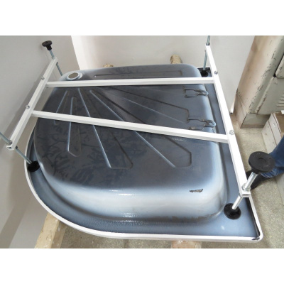 Металлический каркас для полукруглых душевых поддонов 80*80 фото в интернет-магазине Русалия