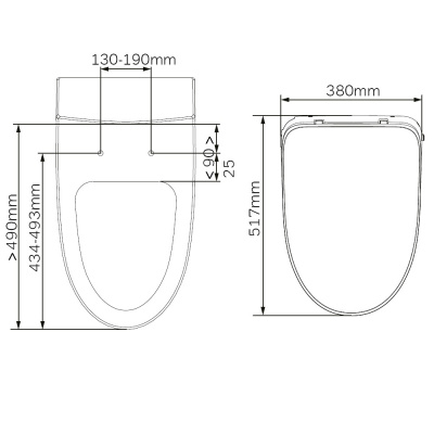 CCC8F7851WH Func электронная крышка-биде фото в интернет-магазине Русалия