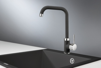 Смеситель для кухни GRANULA (0041, ТУРМАЛИН) фото в интернет-магазине Русалия