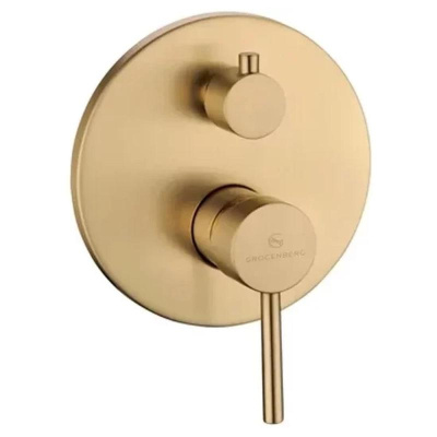 Душевая система встраиваемая (без излива) Grocenberg GB5099MG-4, матовое золото фото в интернет-магазине Русалия