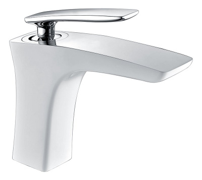 Смеситель для раковины Timo Helmi (4061/00-16F chrome/white) фото в интернет-магазине Русалия