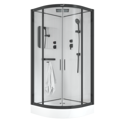 Кабина VIVA101B душевая Ceruttispa (100x100x215) фото в интернет-магазине Русалия