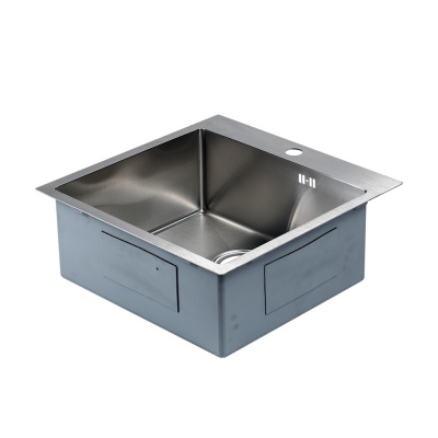 Кухонная мойка R5050H ProfLine 3,0/220 САТИН врезная прямоугольная Melana фото в интернет-магазине Русалия