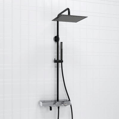 A114.162.217.CB Thermo Душевой комплект с термостатическим смесителем Wasserkraft фото в интернет-магазине Русалия