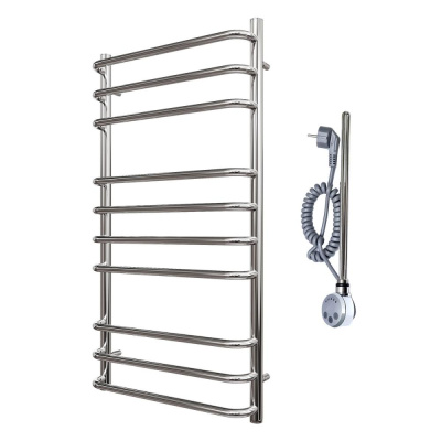 Полотенцесушитель электрический Point Нептун PN09150E П10 500x1000 левый/правый, хром фото в интернет-магазине Русалия